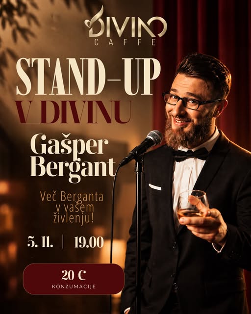 Stand-up con Gašper Bergant